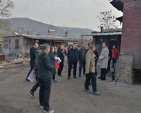 縣委、鎮(zhèn)府領導煤改電驗收工程